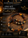 Amber After Dark 2-Piece Wristlet Set