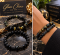 Midnight Prowl 2-Piece Gemstone Wristlet Set